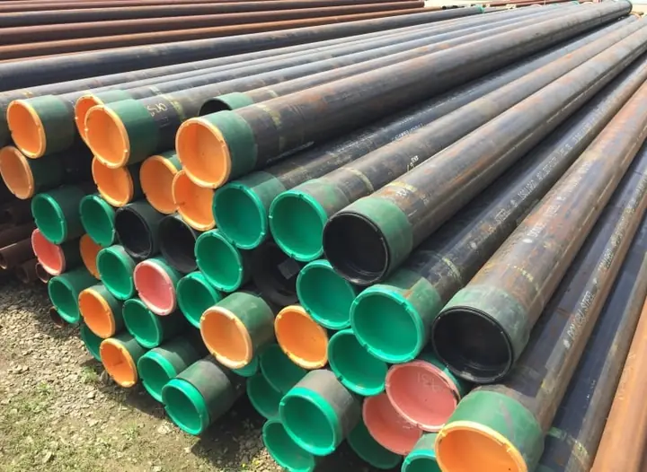 API 13 3/8 in 54.50 lb J-55 STC casing, Range 3, in the Reddy Pipe yard